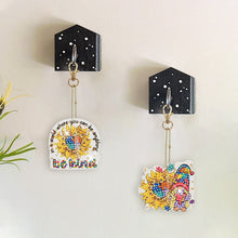 Load image into Gallery viewer, DIY Diamond Art Keychains Diamond Mosaic Kit Point Drill Key Ring (GJ036-1)