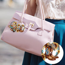 Load image into Gallery viewer, DIY Diamond Art Keychains Diamond Mosaic Kit Point Drill Key Ring (GJ043)