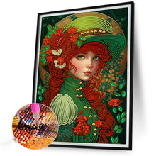 Load image into Gallery viewer, Diamond Painting - Partial Special Shaped - elegant girl (30*40CM)