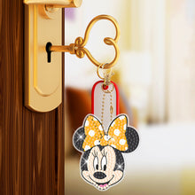 Load image into Gallery viewer, 5pcs DIY Diamond Art Key Rings Art Craft Cartoon Double Sided 5D Gifts (YSK126)