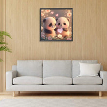 Load image into Gallery viewer, Diamond Painting - Full Round - love panda (30*30CM)