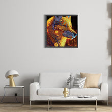 Load image into Gallery viewer, Diamond Painting - Partial Special Shaped - golden wolfhound (30*30CM)