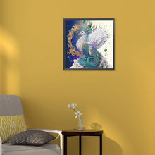 Load image into Gallery viewer, Diamond Painting - Partial Special Shaped - beautiful kong yu (30*30CM)