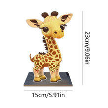 Load image into Gallery viewer, DIY Diamonds Painting Ornaments Wooden Animal Art Craft Kids Gift (GH067)