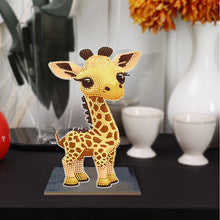 Load image into Gallery viewer, DIY Diamonds Painting Ornaments Wooden Animal Art Craft Kids Gift (GH067)