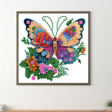 Load image into Gallery viewer, Diamond Painting - Partial Special Shaped - butterfly season (30*30CM)