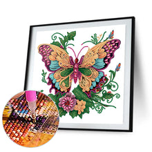 Load image into Gallery viewer, Diamond Painting - Partial Special Shaped - butterfly season (30*30CM)