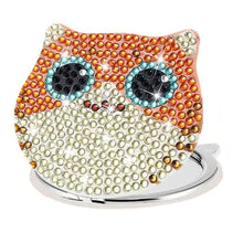 Load image into Gallery viewer, DIY Crystal Diamond Mirror Art Craft Set Cat Paint by Number Kits (008)
