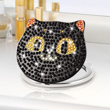 Load image into Gallery viewer, DIY Crystal Diamond Mirror Art Craft Set Cat Paint by Number Kits (009)