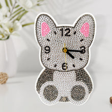 Load image into Gallery viewer, DIY Crystal Diamond Clock Art Craft Set 5D Cartoon Gift Souvenirs (2)