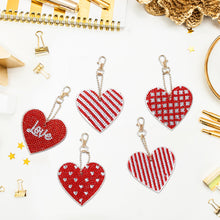 Load image into Gallery viewer, 5pcs Diamond Art Keychain Art Craft 5D Special-shaped Drill Gifts (B13)