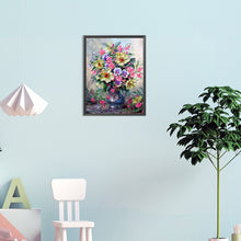Load image into Gallery viewer, Diamond Painting - Full Round - vase bouquet (30*40CM)