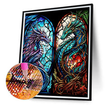Load image into Gallery viewer, Diamond Painting - Full Round - pterodactyl glass painting (30*40CM)