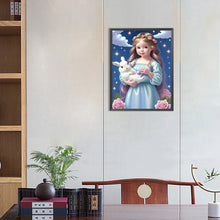 Load image into Gallery viewer, Diamond Painting - Full Round - angel girl (30*40CM)