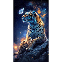 Load image into Gallery viewer, Diamond Painting - Full Square - Luminous Butterfly Tiger (40*70CM)