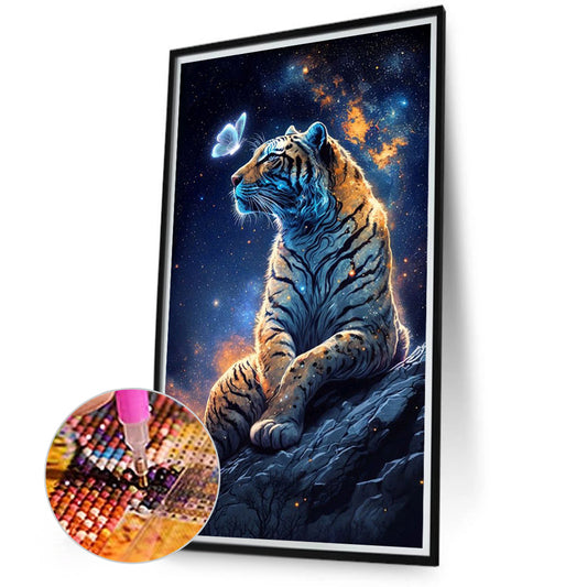 Diamond Painting - Full Square - Luminous Butterfly Tiger (40*70CM)