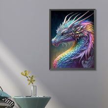 Load image into Gallery viewer, Diamond Painting - Full Round - Rainbow Dragonscale Dragon (40*60CM)