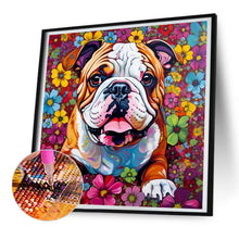 Load image into Gallery viewer, Diamond Painting - Full Round - naughty dog (30*30CM)