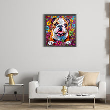 Load image into Gallery viewer, Diamond Painting - Full Round - naughty dog (30*30CM)
