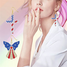 Load image into Gallery viewer, DIY 2 Pairs Special Shaped Double Sided Diamond Painting Earrings (RZ033)