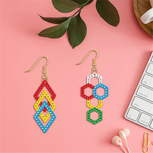 Load image into Gallery viewer, DIY 2 Pairs Special Shaped Double Sided Diamond Painting Earrings (RZ039)