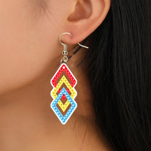 Load image into Gallery viewer, DIY 2 Pairs Special Shaped Double Sided Diamond Painting Earrings (RZ039)