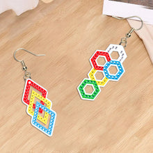 Load image into Gallery viewer, DIY 2 Pairs Special Shaped Double Sided Diamond Painting Earrings (RZ039)