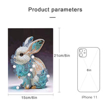 Load image into Gallery viewer, 5D Diamond Mosaic Notebook 50 Pages DIY Art Craft A5 Journal Hand Chinese Zodiac