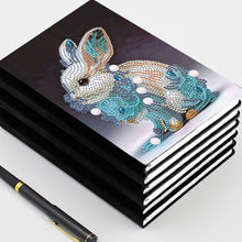 Load image into Gallery viewer, 5D Diamond Mosaic Notebook 50 Pages DIY Art Craft A5 Journal Hand Chinese Zodiac