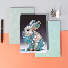 Load image into Gallery viewer, 5D Diamond Mosaic Notebook 50 Pages DIY Art Craft A5 Journal Hand Chinese Zodiac
