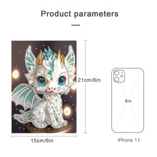 Load image into Gallery viewer, 5D Diamond Mosaic Notebook 50 Pages DIY Art Craft A5 Journal Hand Chinese Zodiac