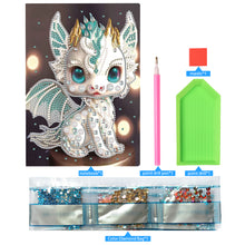 Load image into Gallery viewer, 5D Diamond Mosaic Notebook 50 Pages DIY Art Craft A5 Journal Hand Chinese Zodiac