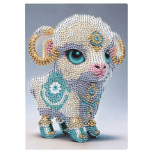 Load image into Gallery viewer, 5D Diamond Mosaic Notebook 50 Pages DIY Art Craft A5 Journal Hand Chinese Zodiac