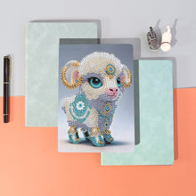 Load image into Gallery viewer, 5D Diamond Mosaic Notebook 50 Pages DIY Art Craft A5 Journal Hand Chinese Zodiac