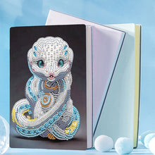 Load image into Gallery viewer, 5D Diamond Mosaic Notebook 50 Pages DIY Art Craft A5 Journal Hand Chinese Zodiac