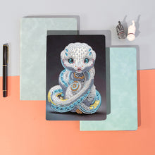 Load image into Gallery viewer, 5D Diamond Mosaic Notebook 50 Pages DIY Art Craft A5 Journal Hand Chinese Zodiac