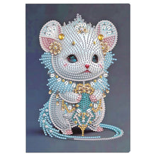 Load image into Gallery viewer, 5D Diamond Mosaic Notebook 50 Pages DIY Art Craft A5 Journal Hand Chinese Zodiac