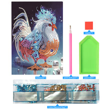 Load image into Gallery viewer, 5D Diamond Mosaic Notebook 50 Pages DIY Art Craft A5 Journal Hand Chinese Zodiac