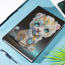Load image into Gallery viewer, 5D Diamond Mosaic Notebook 50 Pages DIY Art Craft A5 Journal Hand Chinese Zodiac