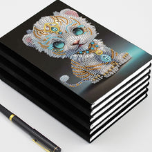 Load image into Gallery viewer, 5D Diamond Mosaic Notebook 50 Pages DIY Art Craft A5 Journal Hand Chinese Zodiac