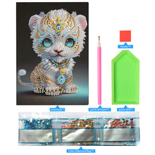 Load image into Gallery viewer, 5D Diamond Mosaic Notebook 50 Pages DIY Art Craft A5 Journal Hand Chinese Zodiac