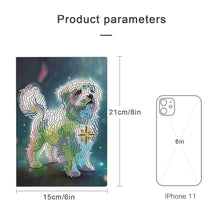 Load image into Gallery viewer, 5D Diamond Mosaic Notebook 50 Pages DIY Art Craft A5 Journal Hand Chinese Zodiac