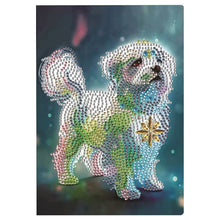 Load image into Gallery viewer, 5D Diamond Mosaic Notebook 50 Pages DIY Art Craft A5 Journal Hand Chinese Zodiac