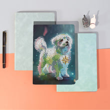Load image into Gallery viewer, 5D Diamond Mosaic Notebook 50 Pages DIY Art Craft A5 Journal Hand Chinese Zodiac