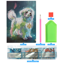 Load image into Gallery viewer, 5D Diamond Mosaic Notebook 50 Pages DIY Art Craft A5 Journal Hand Chinese Zodiac