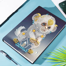 Load image into Gallery viewer, 5D Diamond Mosaic Notebook 50 Pages DIY Art Craft A5 Journal Hand Chinese Zodiac