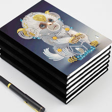 Load image into Gallery viewer, 5D Diamond Mosaic Notebook 50 Pages DIY Art Craft A5 Journal Hand Chinese Zodiac