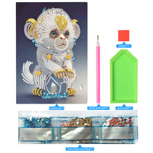 Load image into Gallery viewer, 5D Diamond Mosaic Notebook 50 Pages DIY Art Craft A5 Journal Hand Chinese Zodiac