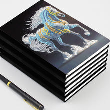Load image into Gallery viewer, 5D Diamond Mosaic Notebook 50 Pages DIY Art Craft A5 Journal Hand Chinese Zodiac
