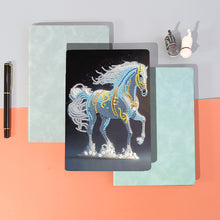 Load image into Gallery viewer, 5D Diamond Mosaic Notebook 50 Pages DIY Art Craft A5 Journal Hand Chinese Zodiac